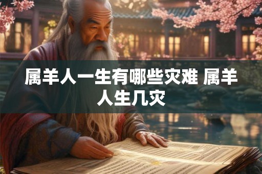 属羊人一生有哪些灾难 属羊人生几灾 属羊人一生有哪些灾难 属羊人生几灾