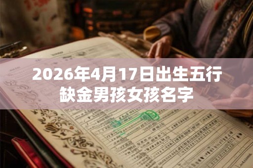 2026年4月17日出生五行缺金男孩女孩名字