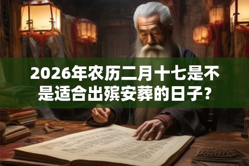 2026年农历二月十七是不是适合出殡安葬的日子？