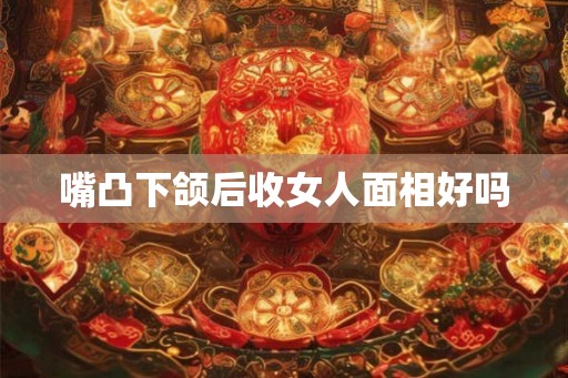 嘴凸下颌后收女人面相好吗 嘴凸下颌后收女人面相好吗