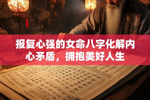 报复心强的女命八字化解内心矛盾，拥抱美好人生