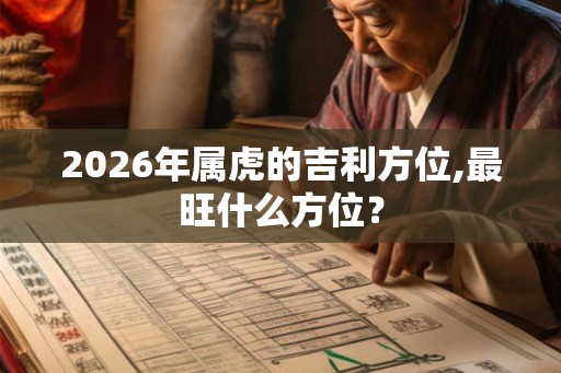2026年属虎的吉利方位,最旺什么方位？