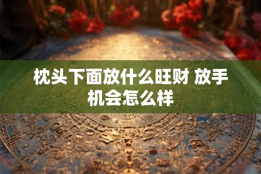 枕头下面放什么旺财 放手机会怎么样