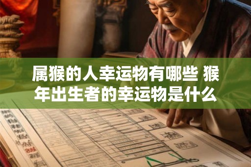 属猴的人幸运物有哪些 猴年出生者的幸运物是什么