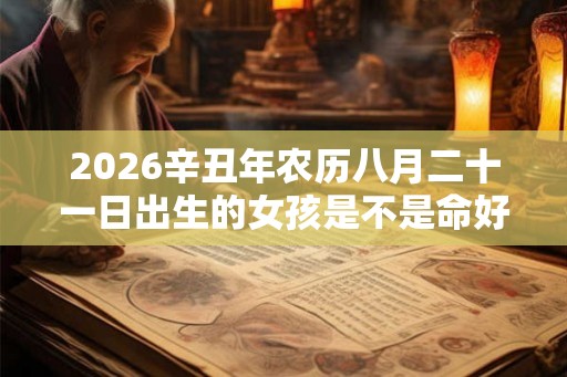 2026辛丑年农历八月二十一日出生的女孩是不是命好？