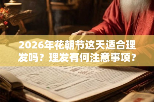 2026年花朝节这天适合理发吗？理发有何注意事项？