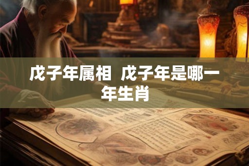 戊子年属相 戊子年是哪一年生肖 戊子年属相 戊子年是哪一年生肖