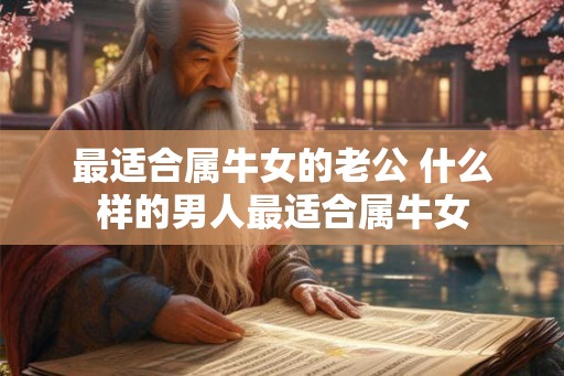 最适合属牛女的老公 什么样的男人最适合属牛女