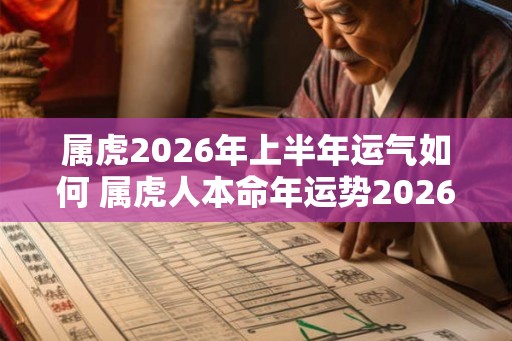 属虎2026年上半年运气如何 属虎人本命年运势2026 属虎2026年上半年运气如何 属虎人本命年运势2026