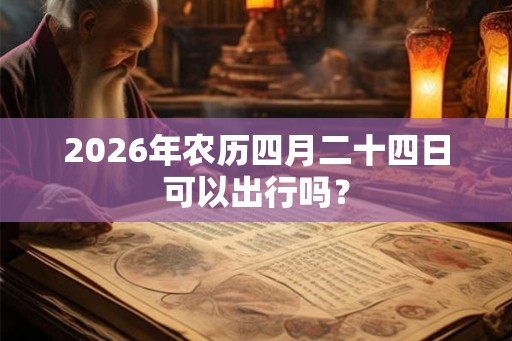 2026年农历四月二十四日可以出行吗？