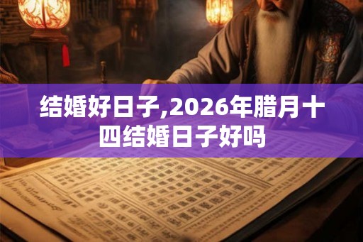 结婚好日子,2026年腊月十四结婚日子好吗