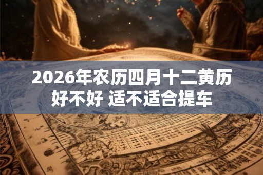 2026年农历四月十二黄历好不好 适不适合提车