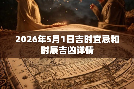 2026年5月1日吉时宜忌和时辰吉凶详情