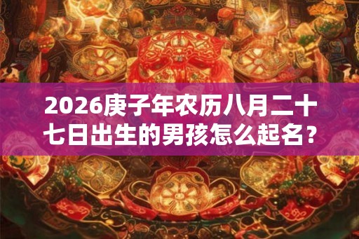 2026庚子年农历八月二十七日出生的男孩怎么起名？