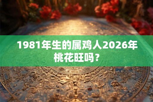 1981年生的属鸡人2026年桃花旺吗？