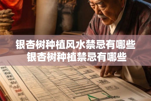 银杏树种植风水禁忌有哪些 银杏树种植禁忌有哪些