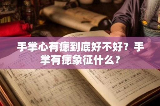 手掌心有痣到底好不好？手掌有痣象征什么？