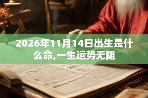 2026年11月14日出生是什么命,一生运势无阻
