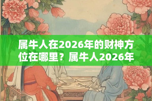 属牛人在2026年的财神方位在哪里？属牛人2026年运气好吗？