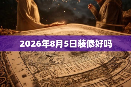 2026年8月5日装修好吗