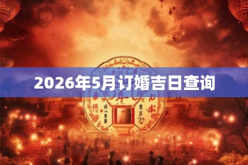 2026年5月订婚吉日查询