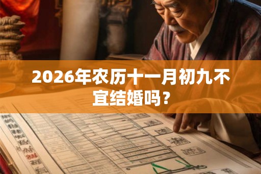 2026年农历十一月初九不宜结婚吗？