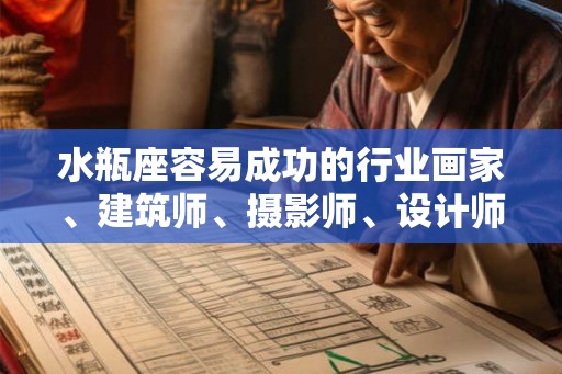 水瓶座容易成功的行业画家、建筑师、摄影师、设计师