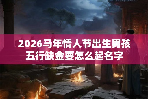 2026马年情人节出生男孩五行缺金要怎么起名字