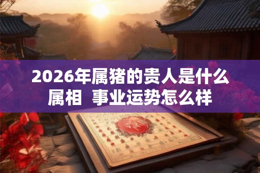 2026年属猪的贵人是什么属相  事业运势怎么样
