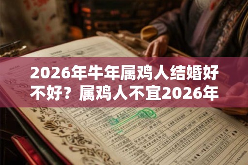 2026年牛年属鸡人结婚好不好？属鸡人不宜2026年几月结婚？