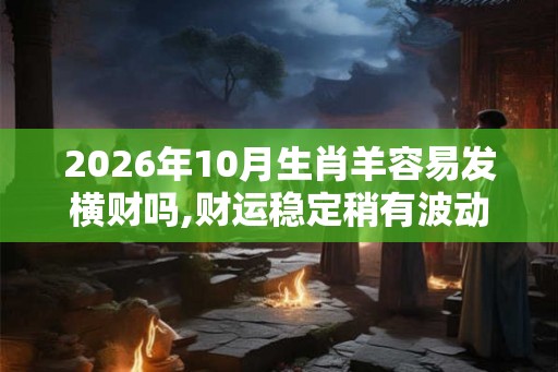2026年10月生肖羊容易发横财吗,财运稳定稍有波动