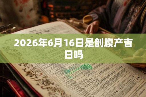 2026年6月16日是剖腹产吉日吗 2026年6月16日是剖腹产吉日吗