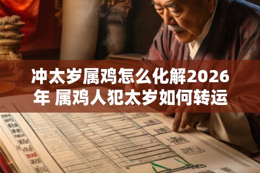 冲太岁属鸡怎么化解2026年 属鸡人犯太岁如何转运