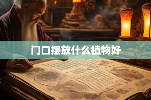 门口摆放什么植物好