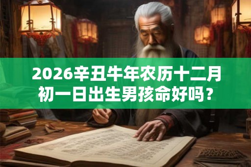 2026辛丑牛年农历十二月初一日出生男孩命好吗？
