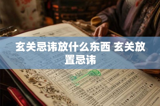 玄关忌讳放什么东西 玄关放置忌讳
