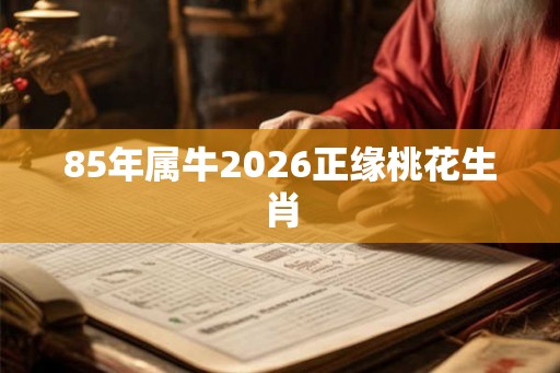85年属牛2026正缘桃花生肖 85年属牛2026正缘桃花生肖