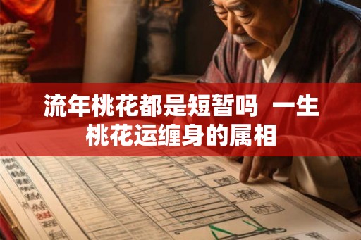 流年桃花都是短暂吗  一生桃花运缠身的属相