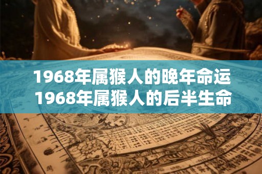 1968年属猴人的晚年命运 1968年属猴人的后半生命运