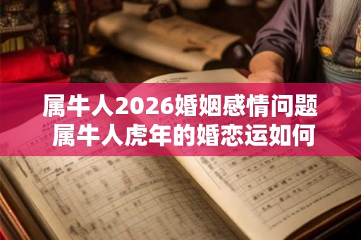 属牛人2026婚姻感情问题 属牛人虎年的婚恋运如何 属牛人2026婚姻感情问题 属牛人虎年的婚恋运如何