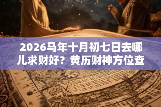 2026马年十月初七日去哪儿求财好？黄历财神方位查询
