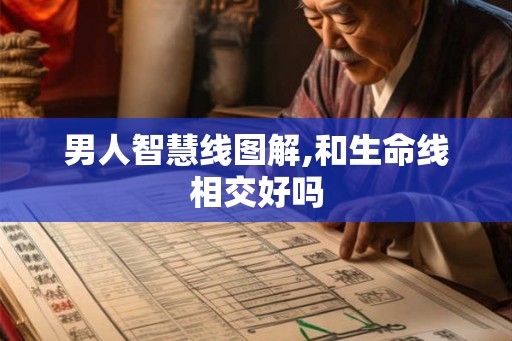 男人智慧线图解,和生命线相交好吗