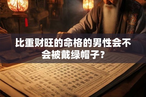比重财旺的命格的男性会不会被戴绿帽子？