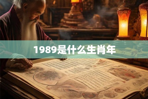 1989是什么生肖年 1989是什么生肖年