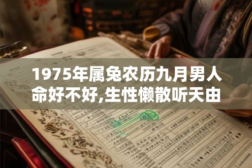 1975年属兔农历九月男人命好不好,生性懒散听天由命