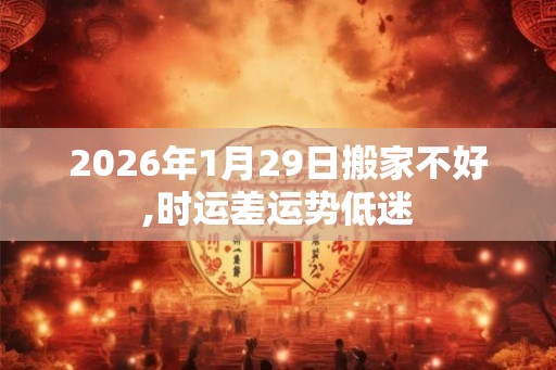 2026年1月29日搬家不好,时运差运势低迷