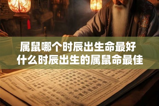 属鼠哪个时辰出生命最好 什么时辰出生的属鼠命最佳 属鼠哪个时辰出生命最好 什么时辰出生的属鼠命最佳