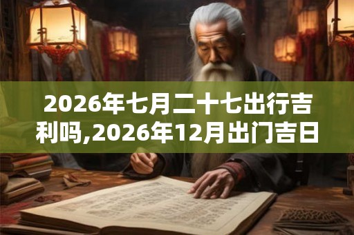 2026年七月二十七出行吉利吗,2026年12月出门吉日(7天) 2026年七月二十七出行吉利吗,2026年12月出门吉日(7天)