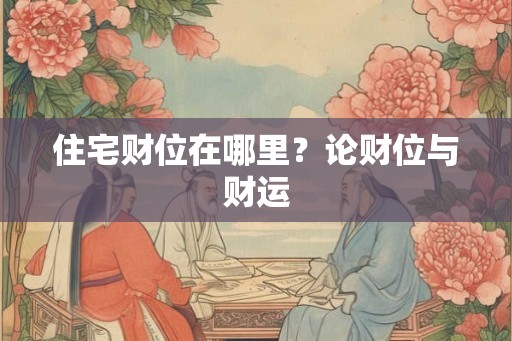 住宅财位在哪里?论财位与财运 住宅财位在哪里?论财位与财运