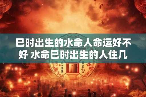 巳时出生的水命人命运好不好 水命巳时出生的人住几层楼最好 巳时出生的水命人命运好不好 水命巳时出生的人住几层楼最好